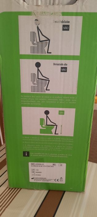 Elevador de WC para sanitas