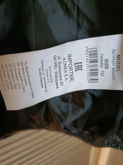 Płaszczyk zimowy dla dziewczynki LS 152