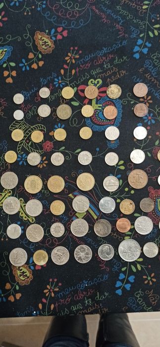 Moedas antigas de coleção