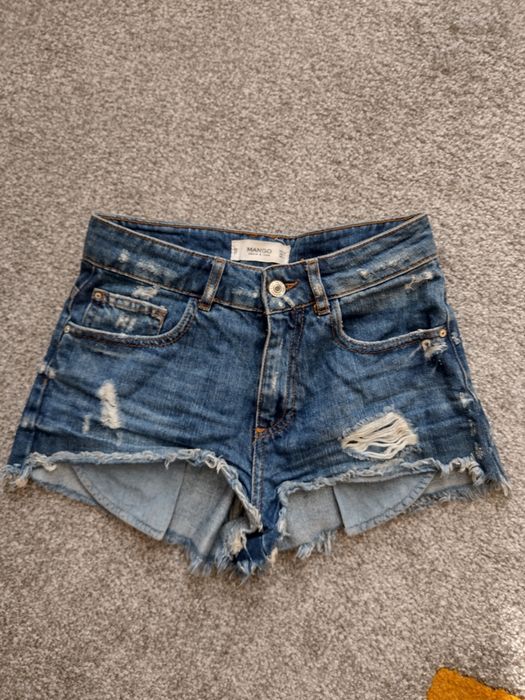 Spodenki damskie jeansowe Mango