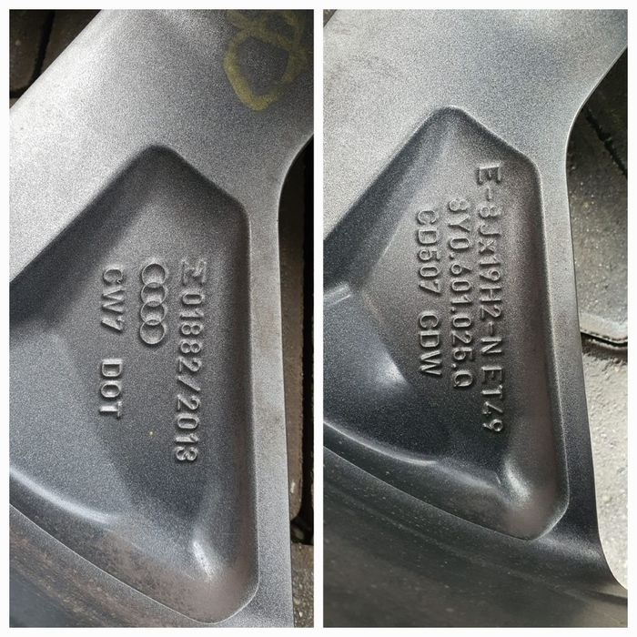 19 5x112 Audi A3 S3 RS3 Audi Sport