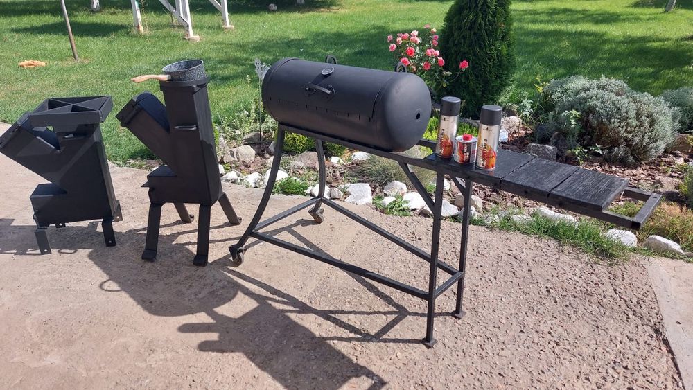 Мангал на колесах