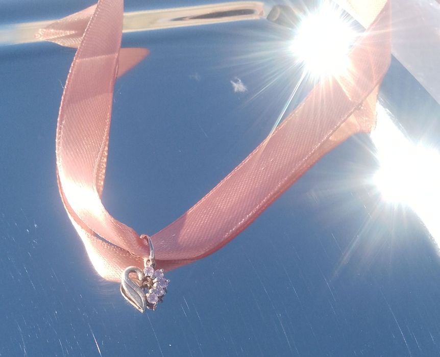 Кулон срібло 925 проби, вага 0,59 грама, кулон сердечко