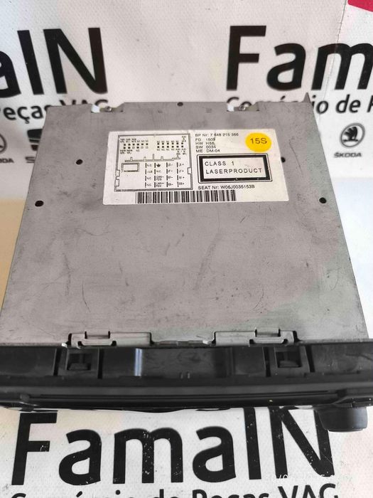 Rádio / Auto Rádio SEAT IBIZA IV 1.4 TDI (59 kW / 80 cv) [07.2008 - 06.2010] 6J0035153B (OEM)