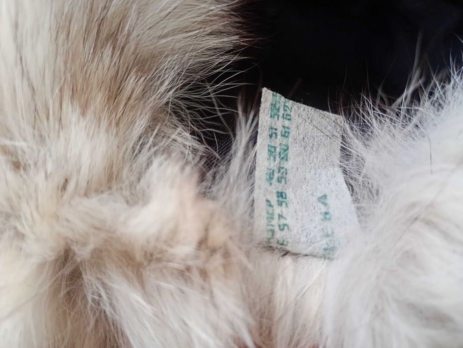 Шапка натуральный мех (Песец