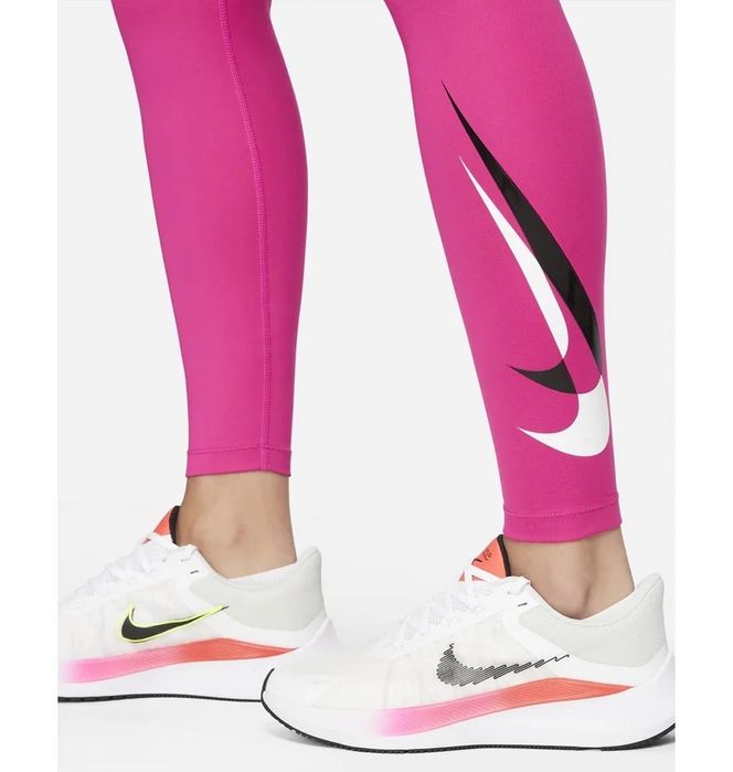 Легінси жіночі Nike 7/8 Swoosh Run Pink