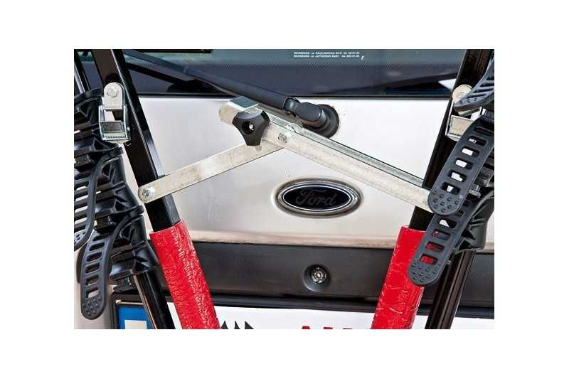 Bagażnik Rowerowy Uchwyt na Hak 3 ROWERY Nożycowy rower prosty transport 45kg Amos