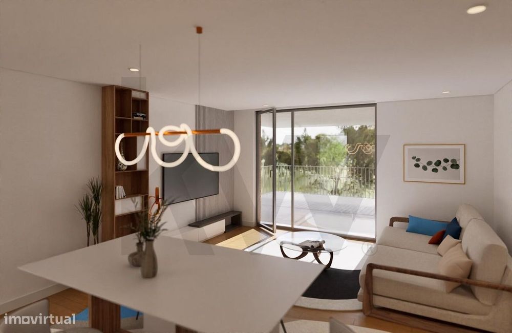 Obra Nova - Apartamento T2 C/ Garagem Dupla + Jardim Privativo