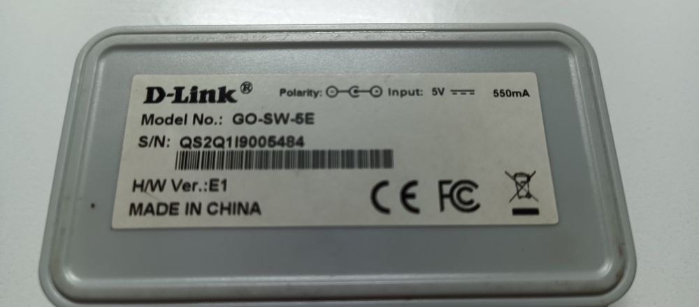 Switch D-Link GO-SW-5E