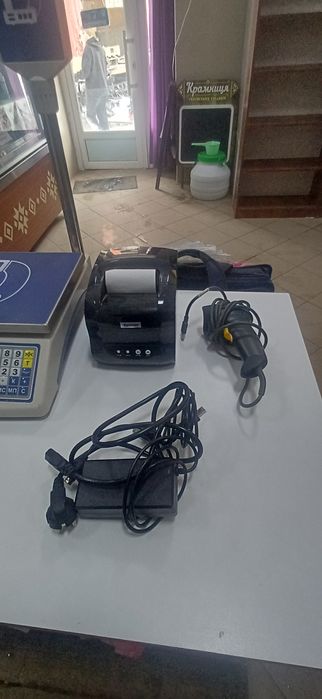 Принтер чеков+сканер+веса