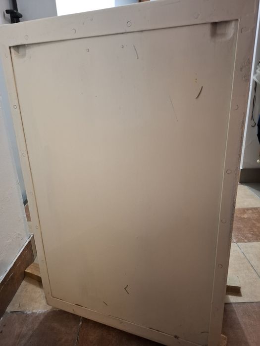 Szafka witryna loft, prl.metalowa lekarska