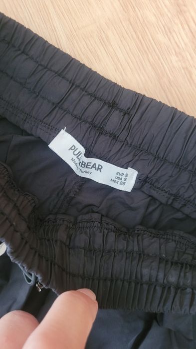 Pull&bear Spodnie dres ortalion rozm, s