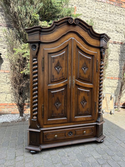 Stylowa Szafa Ubraniowa Kredens Garderoba Ludwik Po Renowacji Uniakt