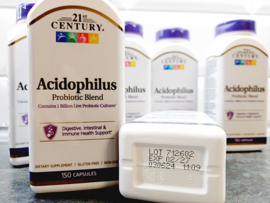 21st Century, Acidophilus Probiotic (150 капс), пробиотики, пробіотики