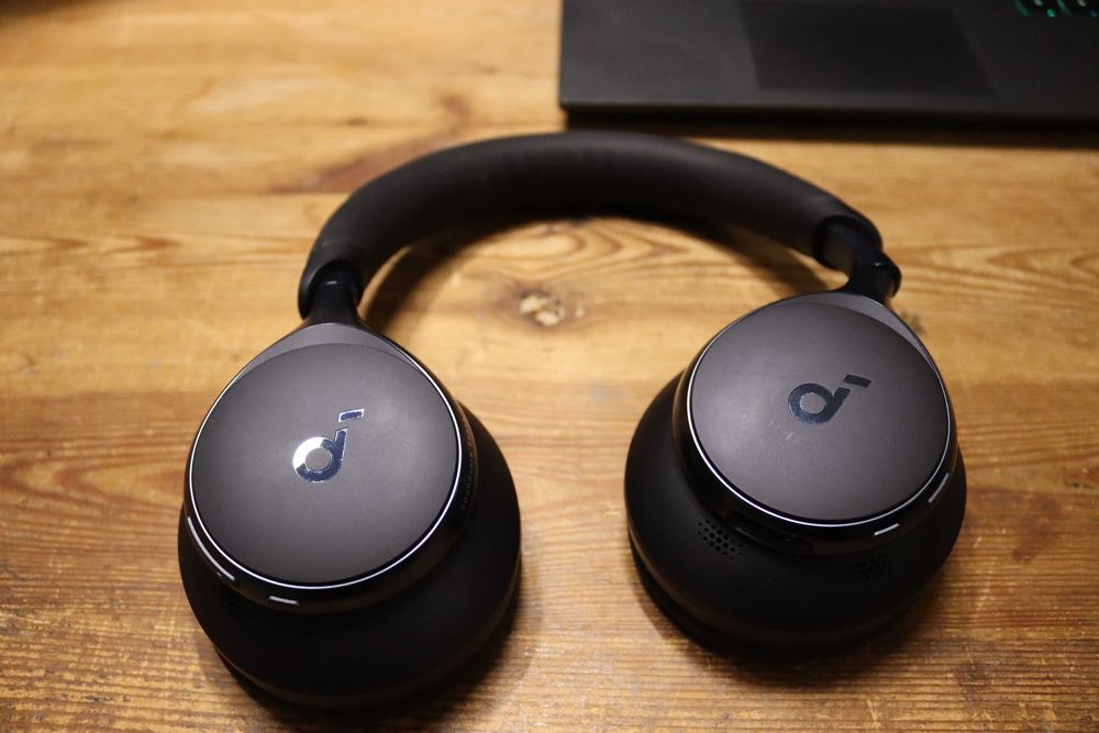 Słuchawki bezprzewodowe nauszne Soundcore Space One czarne (5912)