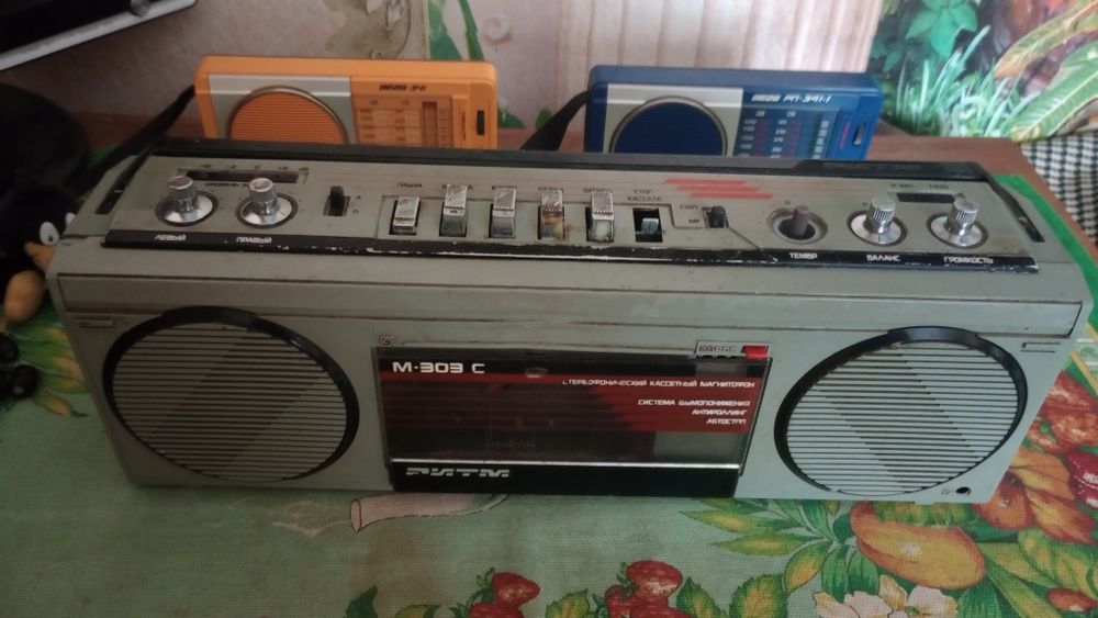 Магнитофон Ритм магнитола Saundmax