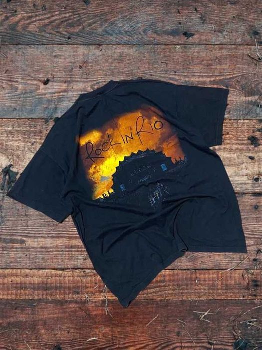 Koszulka męska Iron Maiden Rock in Rio Vintage merch 2002 XL czarny