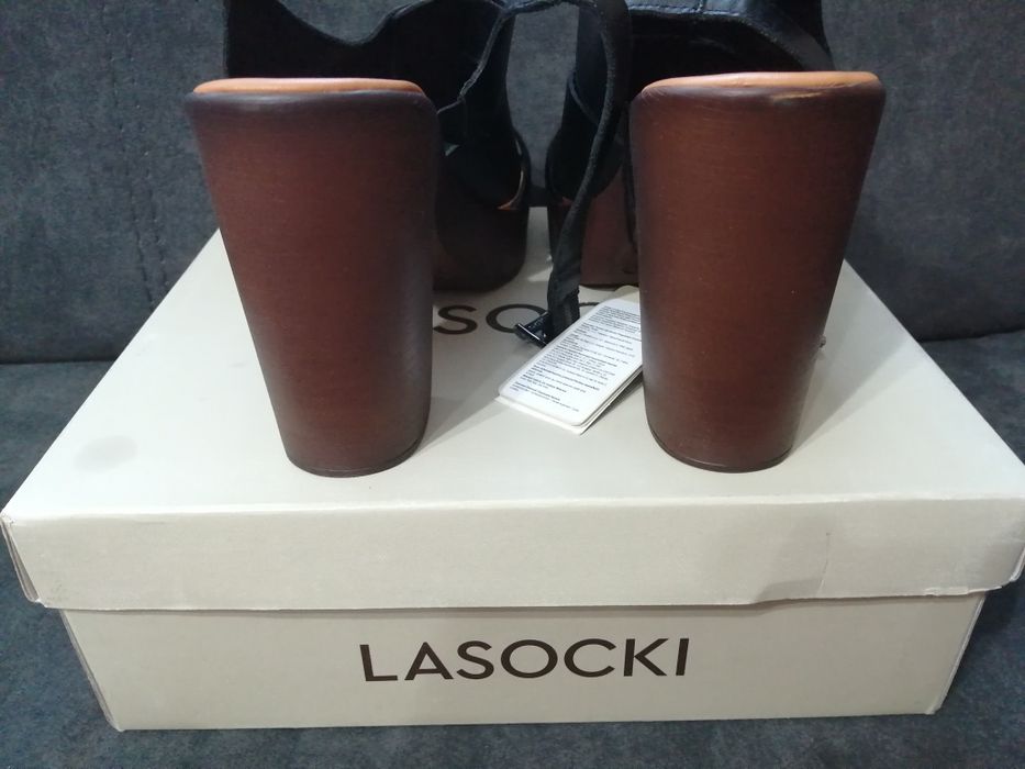 Buty damskie Lasocki-Bolonia rozm. 41, czarne.