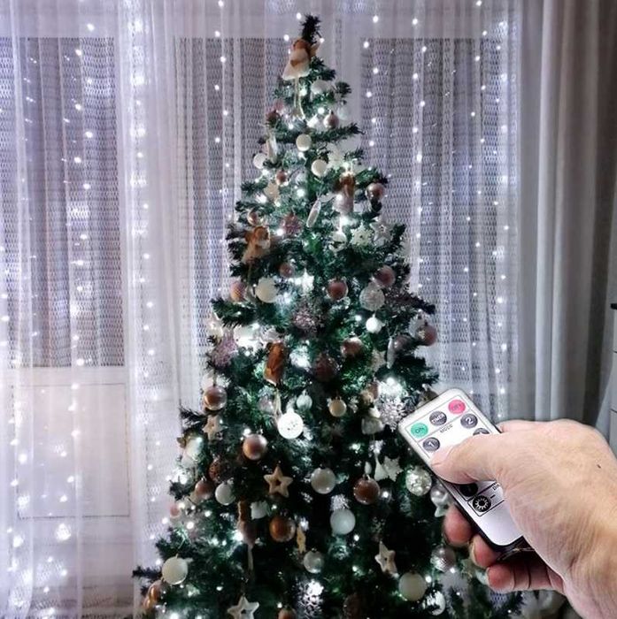 Kurtyna  świetlna - 3m x 1m biały zimny