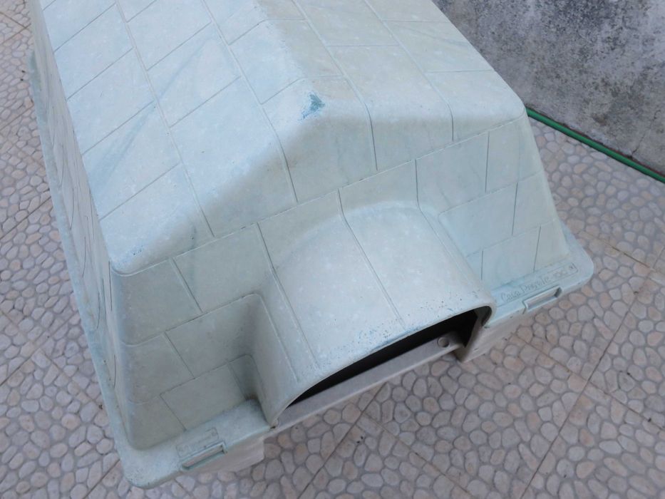 Casota para cão grande espaçosa usada em plástico lavável animais