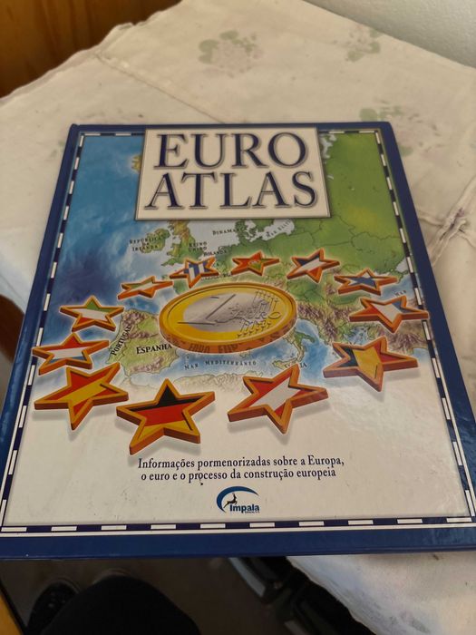 livro euroatlas como novo