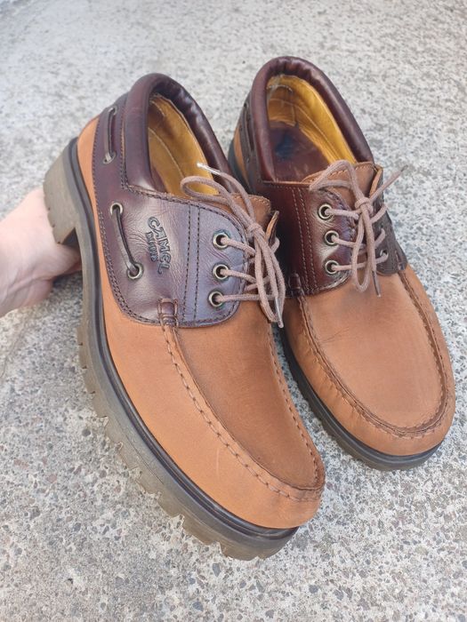 Чоловічі шкіряні туфлі  топсайдери  Camel boots,  43 розміру  устілка  28 см.