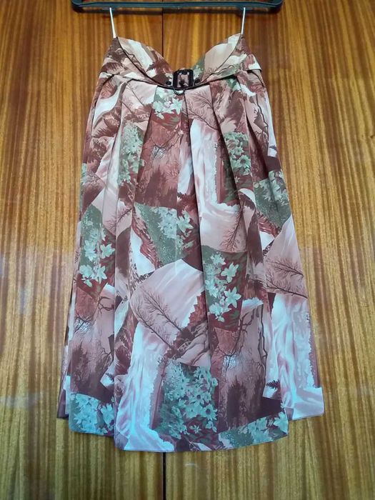 Пестрая женская юбка