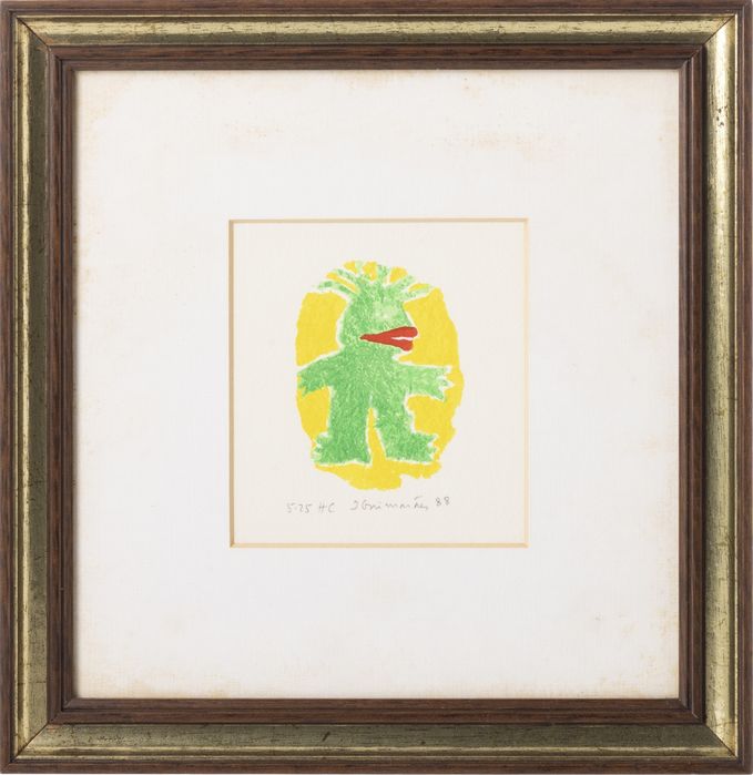 Serigrafia - José De Guimarães - 1988 (assinada)