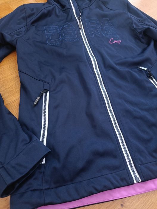 CMP kurtka przejściowa Softshell granatowa sportowa r. S