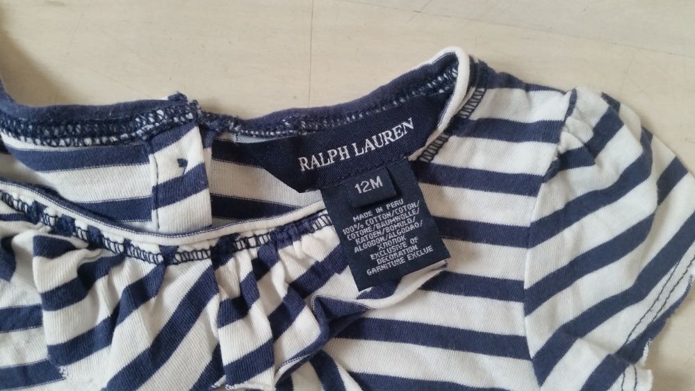 Bluzeczka Ralph Lauren dla dziewczynki w wieku ok. 12 m-cy