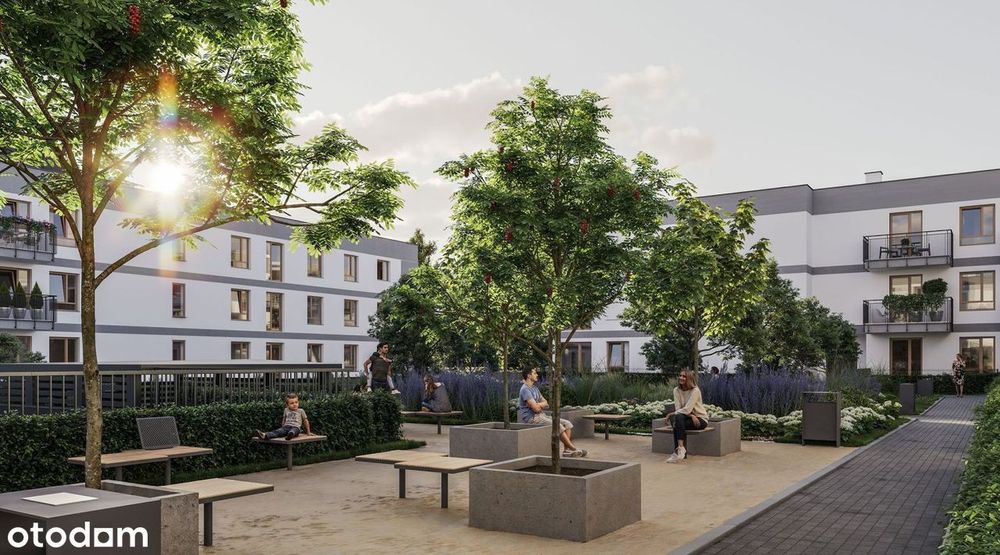 3-pokojowe mieszkanie 50m2 + balkon Bezpośrednio