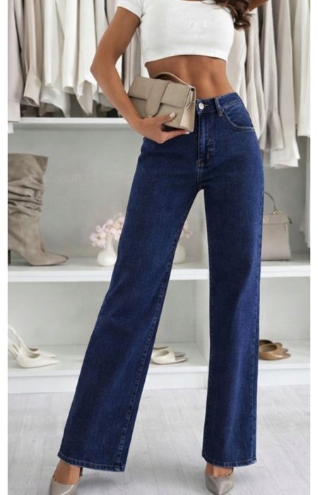 Spodnie szwedy wide leg