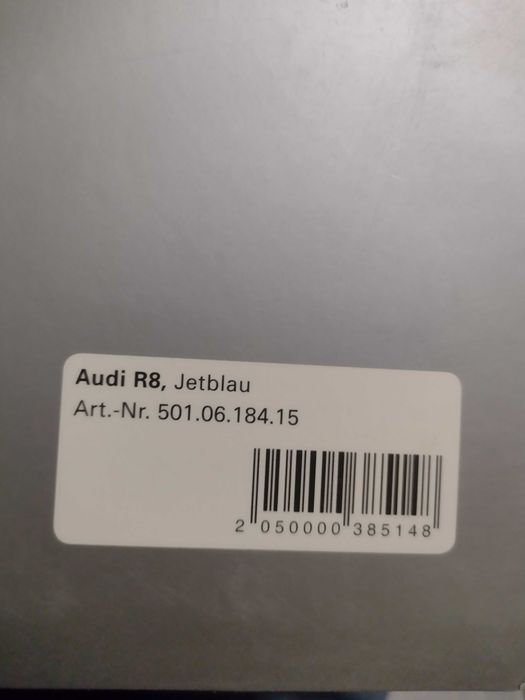 Audi R8 jetblau 1:18 kyosho