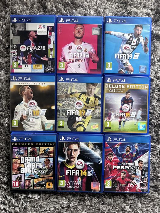 Jogos PS4 FIFA GTA 5