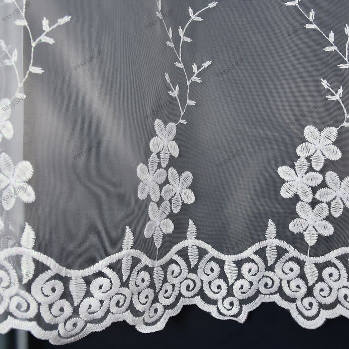 Firana 180x400 z markizety w kwiaty