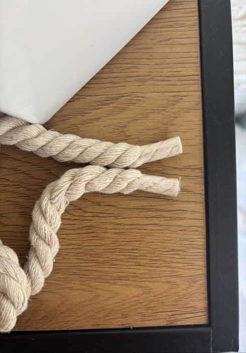 Beżowe Rope Laces