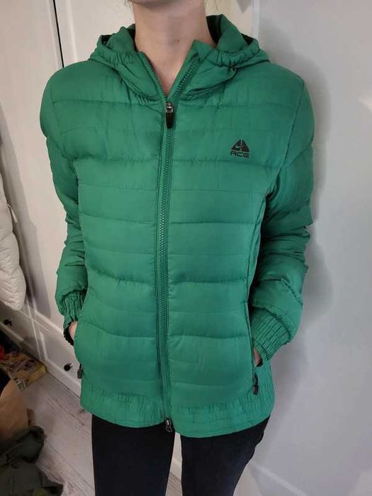 Zielona Kurtka Puchowa Nike ACG S
