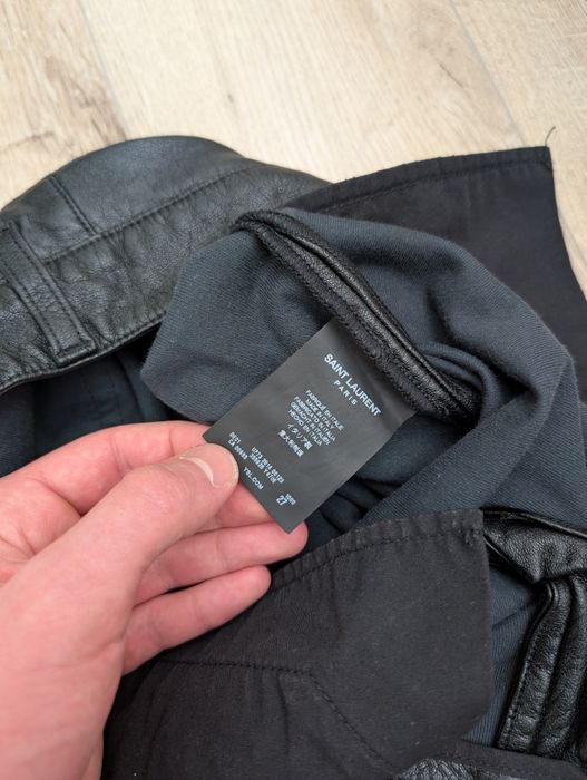 Штани Saint Laurent Hedi Slimane skinny low waist 2014