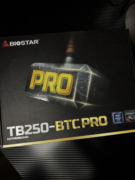 Материнська плата  Biostar TB250-BTC  + процесор intel