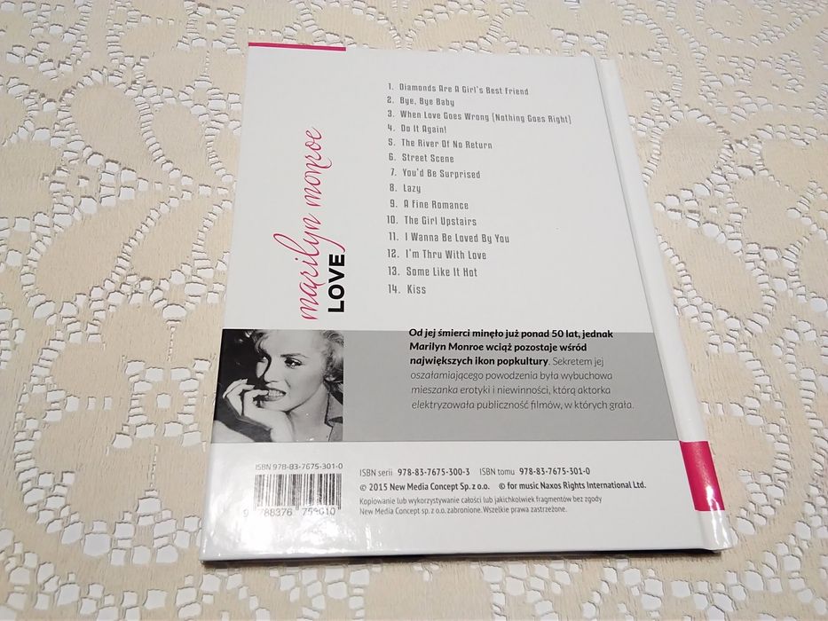 Płyta CD Marilyn Monroe.