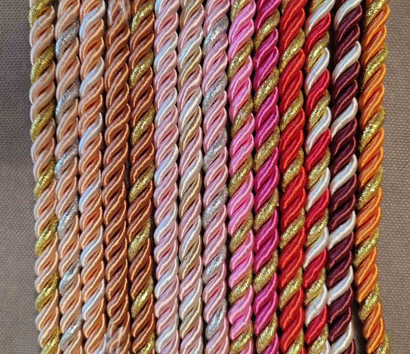 Шнур-канат  декоративний від 10 до 15 мм
