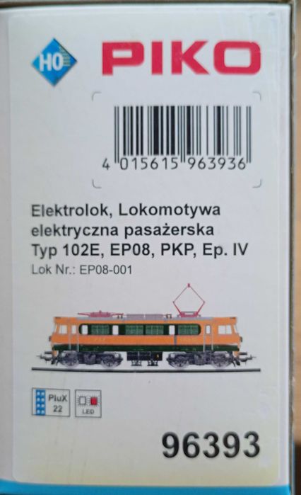 lokomotywa elektryczna EP08-001 pkp