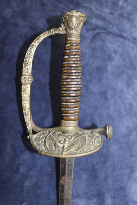 Espada de oficial da marinha francesa séc 19