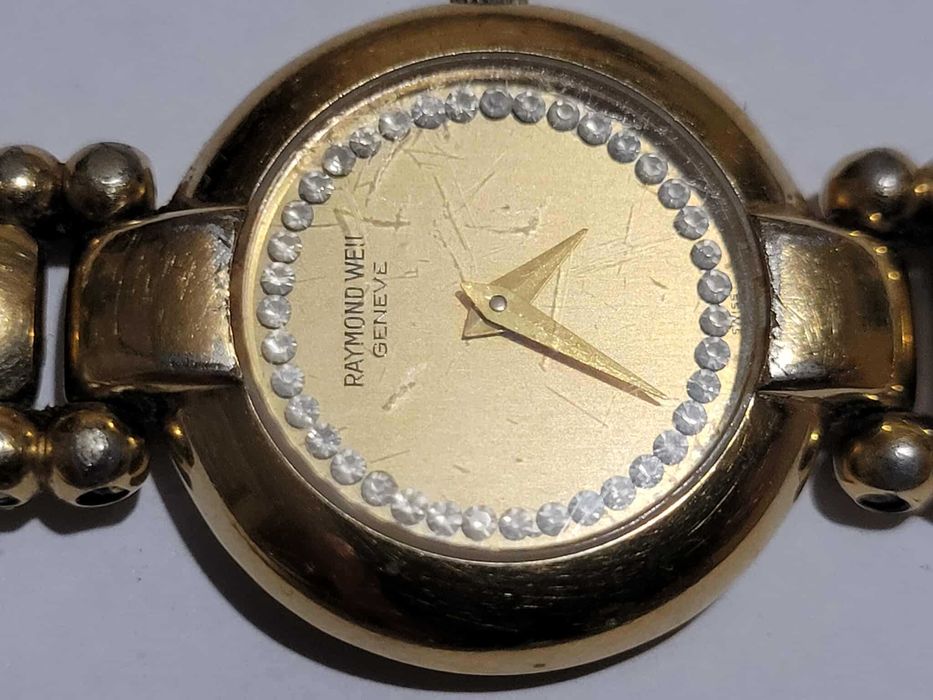 Raymond Weil - pozlacany 18K - zegarek damski