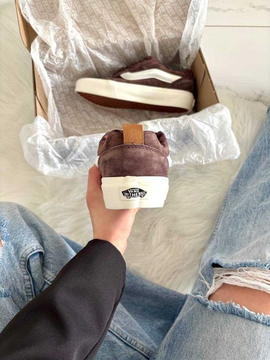 Vans KNU Skool Brown White