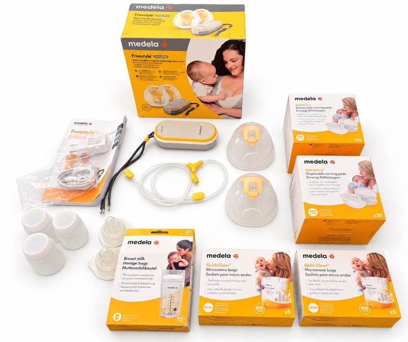 Medela Freestyle Hands-Free + acessórios – Pack completo