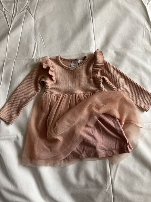 Сукня рожева “Zara”18-24м,92см