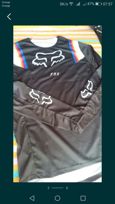 Strój spodnie bluza enduro fox jersey quad XL 36 XXL 38 nowy