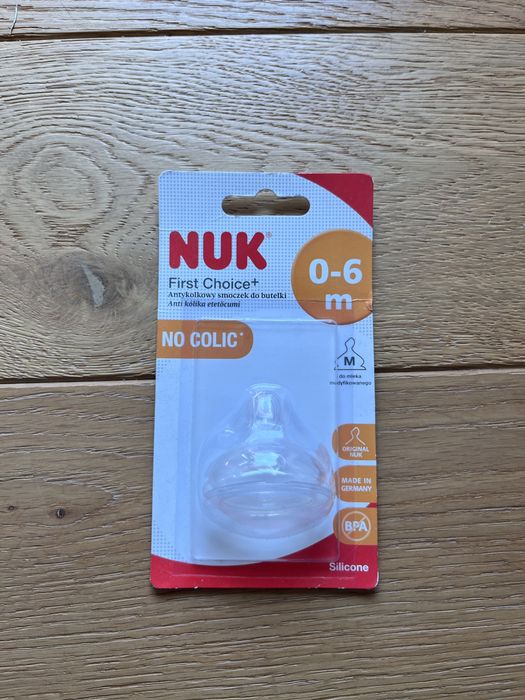 NUK smoczek 0-6 m do butelki