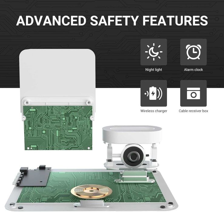 COLSUR Bezprzewodowa Stacja ładująca 3 w 1, tryb ładowania 15 W